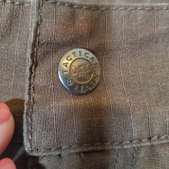5.11 Tactical Rugged Work Wear Cargo Pants Brown Reinforced Womens XL - Picture 6 of 9